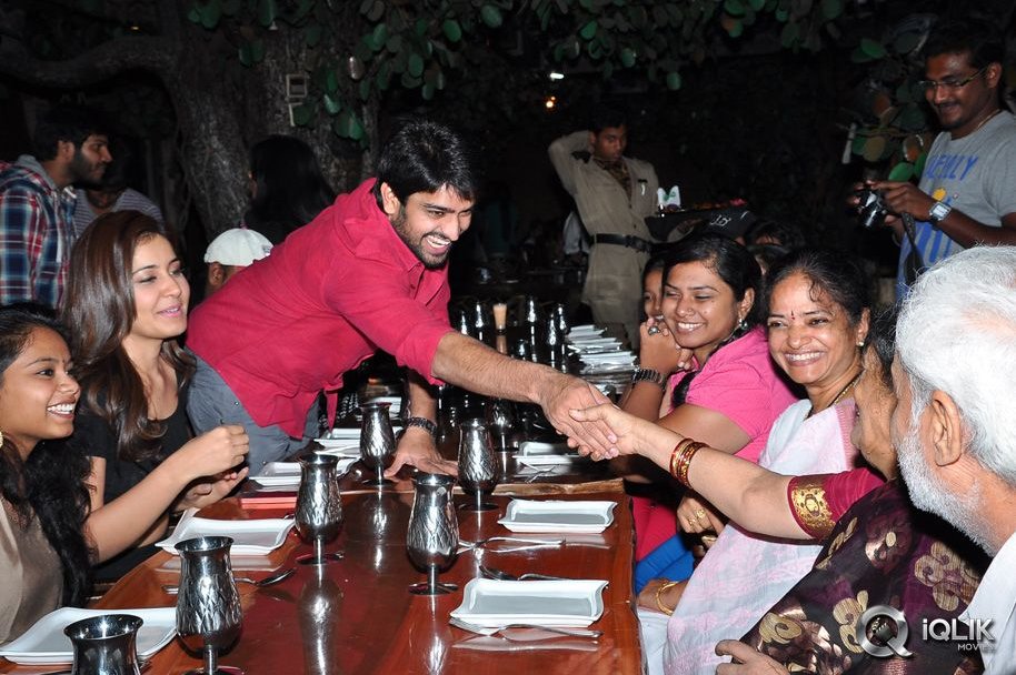 Oohalu-Gusagusalaade-Team-Gift-To-Radio-Mirchi-Contest-Winner